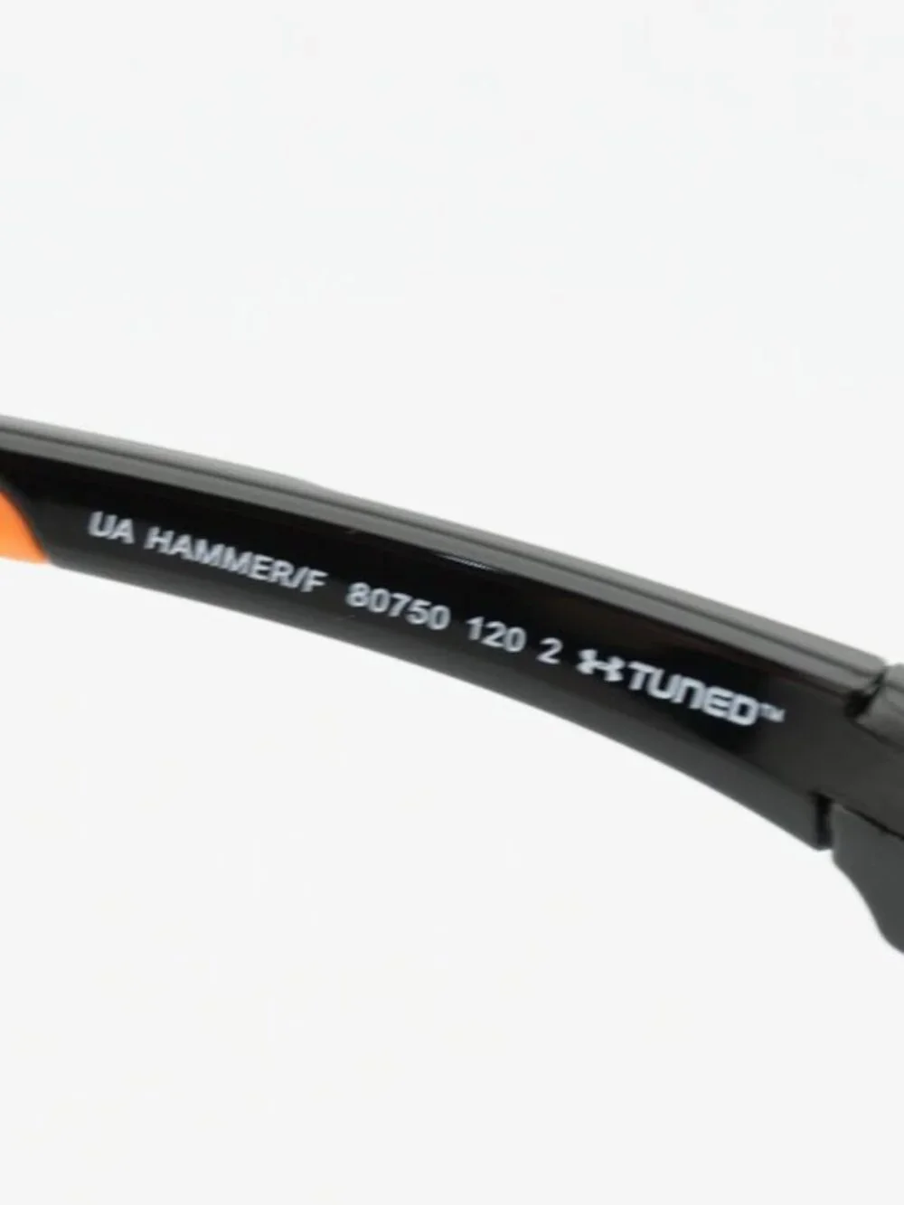 Under Armer UA HAMMER/F 0807 50 Shield Sunglasses - Black/Orange